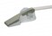 Universal Plastic Toilet Tank Flush Lever Chrome Finish Handle Fits Most Toilets