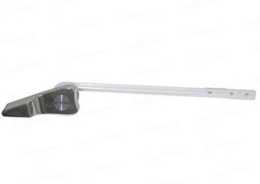 Universal Plastic Toilet Tank Flush Lever Chrome Finish Handle Fits Most Toilets