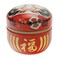 1 Pc Japanese Red Daruma Wishes 100g Tea Canister 499555
