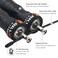 5BILLION Speed Jump Rope  Nature Handle  Black  Screw Adjustable  Workout for Double Unders WOD Outdoor MMA  Boxing Training