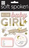 me  my BIG ideas Soft Spoken Themed Embellishments Sweet Dreams Girl