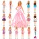 Miunana 55 Pcs Doll Clothes and Accessories Set Include 15 Clothes Party Grown Outfits  40 Different Doll Accessories for 115 Inch Dolls Not Include Doll