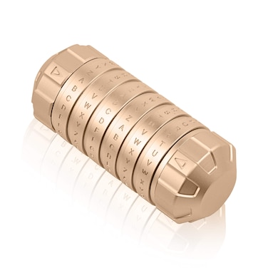 YIMFAS The Da Vinci Code Cryptex CNC Processing Delicate Creative Gifts Gold
