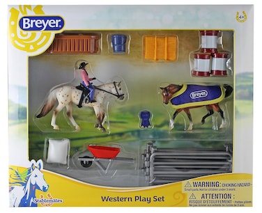 Breyer Stabemates Western Horse Play Set