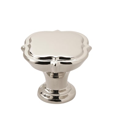 Amerock  Cabinet Knob  Polished Nickel  138 inch 35 mm Diameter  Grace Revitalize  1 Pack  Drawer Knob  Cabinet Hardware