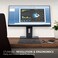ViewSonic VG27552K 24 Inch IPS 1440p Monitor with USB C HDMI DisplayPort and 40 Degree Tilt Ergonomics for Home and Office