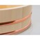 JapanBargain 4086 Japanese Wooden Hangiri Sushi Rice Mixing Bowl Tub for Sushi Restaurant Sushi Oke Sawara Cypress Wood 2125 inches Diameter Made in Japan 54 cm