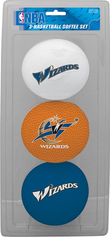 NBA Washington Wizards Kids Softee Basketballs Set of 3 Size 3 Red