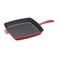 Staub Cast Iron 12inch Square Grill Pan  Cherry Made in France