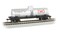 40 Single Dome Tank Car British American Oil Silver  HO Scale