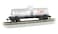 40 Single Dome Tank Car British American Oil Silver  HO Scale