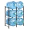 LIANTRAL 5 Gallon Water Bottle Holder 5 Tiers Silver Water Cooler Jug Holder Water Bottle Storage Rack for Home Office Garage