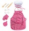 Deluxe Kids Chef Set  Little Chef Role Play 11 Piece Set  Pink Color