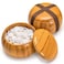 Yellow Mountain Imports Bamboo 08Inch Reversible 19x19  13x13 Go Game Set Board with Single Convex Melamine Stones and Bamboo Wood Bowls Set  Classic Strategy Board Game BadukWeiqi
