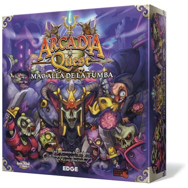Arcadia Quest  Beyond The Grave Board Game Edge Entertainment AQ02 English Language not Guaranteed