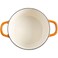 CrockPot Artisan Round Enameled Cast Iron Dutch Oven 5Quart Sunset Orange