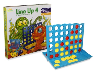 Little Treasures Master Line Up 4 in a Row of Your Color to Win Fun Popular Board Game Great Gift Idea