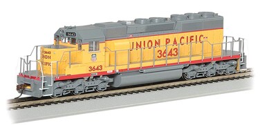 EMD SD402 Dcc Ready Diesel Locomotive Union Pacific 3643  HO Scale
