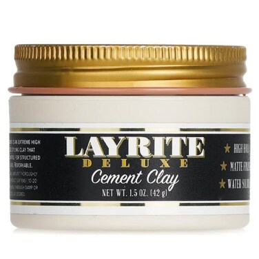 Layrite Deluxe Cement Hair Clay 15 Ounce