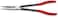 KNIPEX Tools  Extra Long Needle Nose Pliers Straight Jaws 2871280 Red