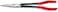 KNIPEX Tools  Extra Long Needle Nose Pliers Straight Jaws 2871280 Red