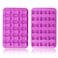 Silicone Puppy Dog Treat Molds Paw Bone Print Ice Cube Trays for Chocolate Candy Baking and Freezing Pack of 4