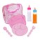 Mommy  Me Baby Doll Accessories Feeding Care 7 Piece Set in a Bag Includes Doll Magic Bottles
