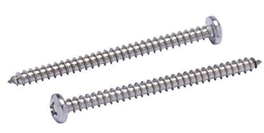 Bolt Dropper 25pc 12x3 Pan Head Phillips Wood  188 304 Metal Screws for Marine Roof RV Laminate Sheetmetal