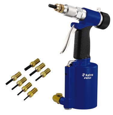 Astro Pneumatic Tool PRN1 38 Capacity Pneumatic Rivet Nut Setting Kit  Metric  SAE