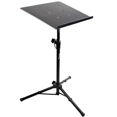 RockJam Tripod Laptop Stand Projector Stand  DJ Rack 20 x 16 Plate  Adjustable Height 25 to 44