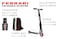 Ferrari Collapsible Two Wheels Scooter Black