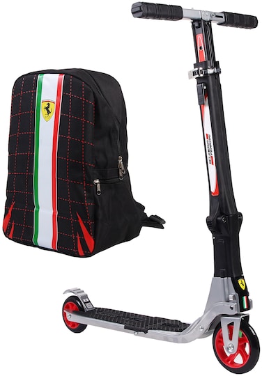 Ferrari Collapsible Two Wheels Scooter Black