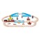 Bigjigs Rail Wooden Pirate Train Set  42 Play Pieces