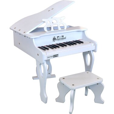 Schoenhut 3017W 30 Key Digital Baby Grand White Piano One Size