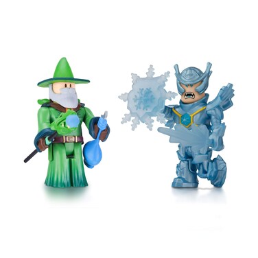 Roblox Action Collection  Emerald Dragon Master  Frost Guard General Two Figure Bundle Includes 2 Exclusive Virtual Items