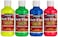 Sargent Art 4 x 8 oz Gallon Tempera Paint Vibrant Fluorescent Colors Neon Finish NonToxic