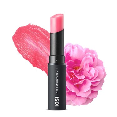 ISOI Bulgarian Rose Lip Treatment Balm Baby Pink 5g 018oz  Dewy Gloss Finish Lip Tinted Balm  Korean Lip Moisturizer with Bulgarian Rose Oil for Dry Lips  NonSticky Lip Care