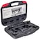 Powerbuilt Universal Pulley Puller Kit Specialty Engine and Drive Train Tool Set Remove Serpentine Pulleys Service Car Vehicles Storage Case 648443