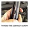 Powerbuilt Universal Pulley Puller Kit Specialty Engine and Drive Train Tool Set Remove Serpentine Pulleys Service Car Vehicles Storage Case 648443