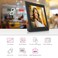 Aluratek 8 Slim Digital Photo Frame with Automatic Slideshow USBSDSDHC Supported BuiltIn Clock  Calendar Easy Setup  ASDPF08F