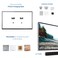 VIVO Fixed TV Mount for up to 70 inch Flat Screens Soundbar Wall Mount Picture Hanging Style Thin UltraLow Profile MOUNTVW00
