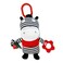 Genius Baby Toys Zebra Teether  Sensory Toy for Car Seat Stroller in Black White Red for Baby