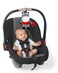 Genius Baby Toys Zebra Teether  Sensory Toy for Car Seat Stroller in Black White Red for Baby