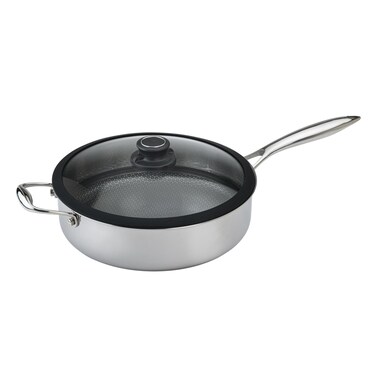 Frieling Black Cube Quick Release Cookware Saut Pan With Lid  11Inch45 Quart  Nonstick Frying Pan  Induction Cookware  Deep Frying Pan with Lid  Skillet with Lid  Induction Pan  Kitchen Pan