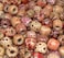 Penta Angel 100PCS 17mm Natural Painted Pattern Barrel Wood Beads Round Loose Wooden Beads Bulk for Art  Craft Project and Jewelry Making