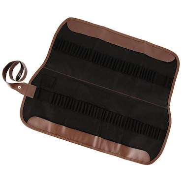 US Art Supply 72 Slot Pencil Canvas Folding RollUp Pencil Holder  Size 193 x 153