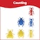edxeducation Bug Counters  Set of 72  Early Math Manipulatives  Learn Counting Colors Sorting and Sequencing  Home Learning
