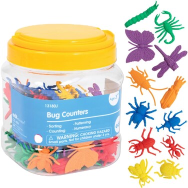 edxeducation Bug Counters  Set of 72  Early Math Manipulatives  Learn Counting Colors Sorting and Sequencing  Home Learning