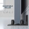 EaseLife Sliding Barn Door Bottom Floor GuideAdjustable RollerWall Mount SystemFlush Flat Bottom Design2 Assemble Setup OptionsFit All Size DoorBlack