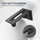 EaseLife Sliding Barn Door Bottom Floor GuideAdjustable RollerWall Mount SystemFlush Flat Bottom Design2 Assemble Setup OptionsFit All Size DoorBlack